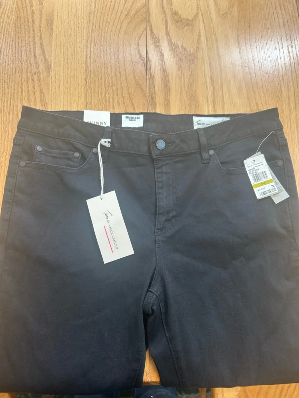 NWT Two by Vince Camuto Black Skinny Jeans Women’s Size 14 / 32 Mid Rise - Picture 5 of 10